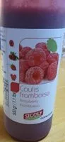 Mängden socker i Coulis framboise