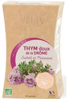 Mängden socker i Infusion Thym doux de la Drôme