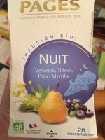 Mängden socker i INFUSION NUIT BIO