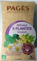 Mängden socker i Infusion Bio Spéciale 5 Plantes