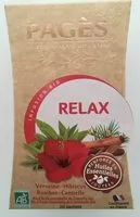 Mängden socker i Tisane relax verveine hibiscus rooibos cannelle