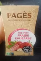 Mängden socker i Thé vert fraise rhubarbe