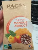 Mängden socker i Thé vert mangue abricot