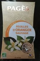 Mängden socker i Infusion feuilles d oranger sauvage