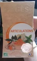 Mängden socker i Tisane pour articulations
