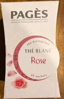 Mängden socker i Thé blanc rose