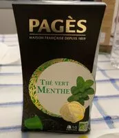 Mängden socker i Thé vert Menthe