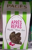 Mängden socker i Après repas