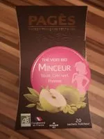Mängden socker i Thé Bio Et équitable / Thé Vert