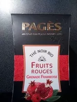 Mängden socker i THE NOIR FRUITS ROUGES BIO