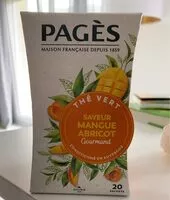 Mängden socker i Thé vert saveur mangue abricot