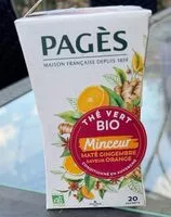 Mängden socker i Thé vert bio minceur