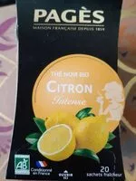 Mängden socker i The noir bio citron intense