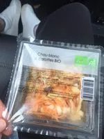Mängden socker i Chou blanc et carottes bio