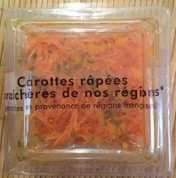 Mängden socker i Carottes râpées maraichères de nos régions