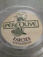 Mängden socker i Olives vertes denoyautées farcies a la pâte de poivron