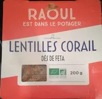 Mängden socker i Lentilles corail dés de feta