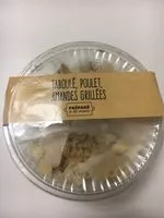 Mängden socker i Taboulé poulet et amandes grillé