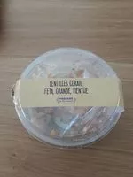 Mängden socker i Lentilles corail, feta, orange, menthe