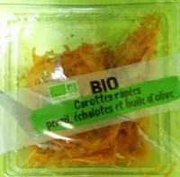 Mängden socker i Carottes râpées - persil, échalotes et huile d'olive