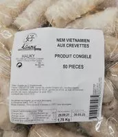 Mängden socker i NEM Vietnamien aux crevettes