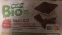 Mängden socker i Toasts riz chocolat noir