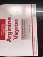 Mängden socker i Arginine Veyron 1 Boite De 20, 5 Ml En Ampoule, Solution Buvable
