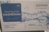 Mängden socker i Granions De Magnésium 3.82 MG