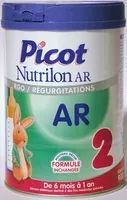 Mängden socker i Nutrilon Picot AR