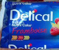 Mängden socker i Delical Nutra'cake Biscuit Framboise 3