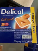 Mängden socker i Delical - Crème Dessert Sans Lactose HP HC Caramel