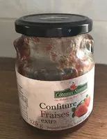 Mängden socker i Confiture fraises extra