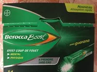 Mängden socker i Berocca Boost Guarana