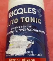 Mängden socker i Auto Tonic - Confiserie dragéifiée à la menthe