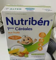 Mängden socker i Nutriben 1eres Cereales Aux Fruits Sans Gluten