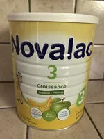 Mängden socker i Novalac 3 - Croissance - Banane Pomme - 1-3 Ans