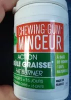 Mängden socker i Chewing-gum minceur