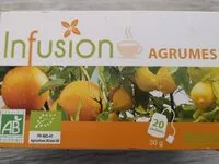 Mängden socker i Infusion agrumes