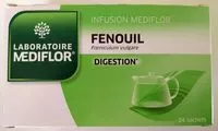 Mängden socker i Médiflor Infusions Fenouil 24 Sachets