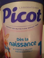 Mängden socker i Dès la naissance 1