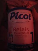 Mängden socker i Lait Relais 1er Age De 0 a 6 Mois Picot, 400 G