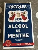 Mängden socker i Alcool de menthe