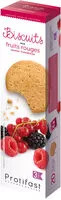 Mängden socker i Protifast Biscuits fruits rouges (20 biscuits)