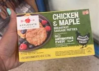 Mängden socker i Chicken & maple breakfast patties