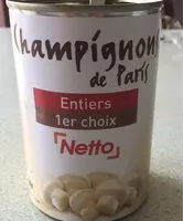 Mängden socker i Champignons de Paris 1er choix entiers