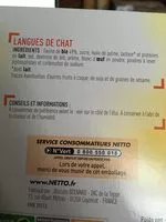 Mängden socker i Langues De Chat 200g