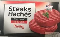 Mängden socker i Steaks Hachés Surgelés Pur Boeuf 15% Matière Grasse x10