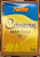 Mängden socker i Couscous grain moyen