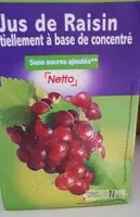 Mängden socker i Jus de raisin rouge