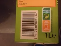 Mängden socker i Jus de pomme